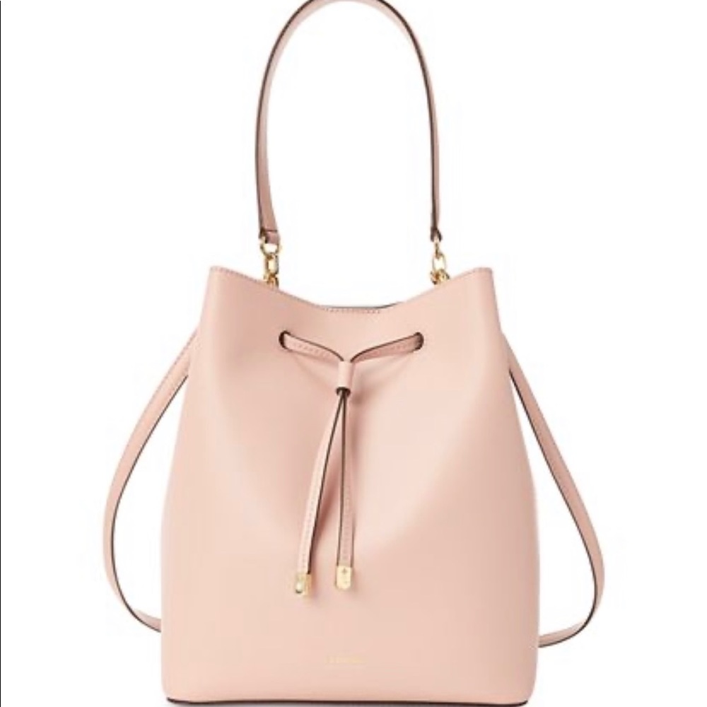 Ralph Lauren  Leather Drawstring handbag